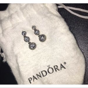 Pandora dangle earrings